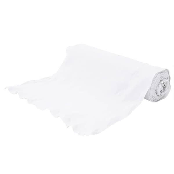 vidaXL geotekstil, hvid, 1x10 m, polyesterfiber