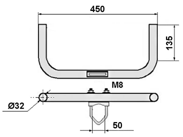 URU-32L17 rørholder