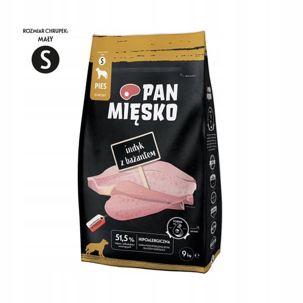 Torrfoder för hundar Mr. Meat Kalkonfasan 9 kg Små raser