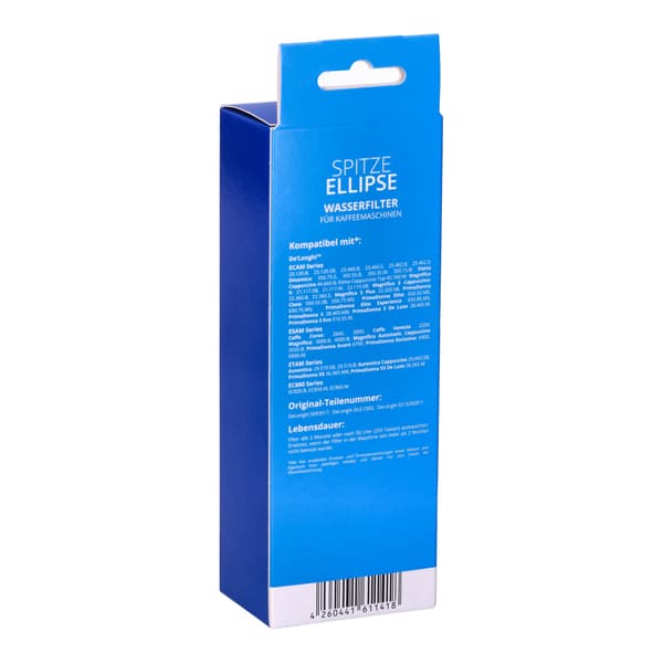 Spitze Ellipse reservefilter til Delonghi DLS C002