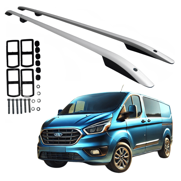 Kattotelineet FORD TRANSIT CUSTOM LONG vuosilta 2012-2023 HOPEA