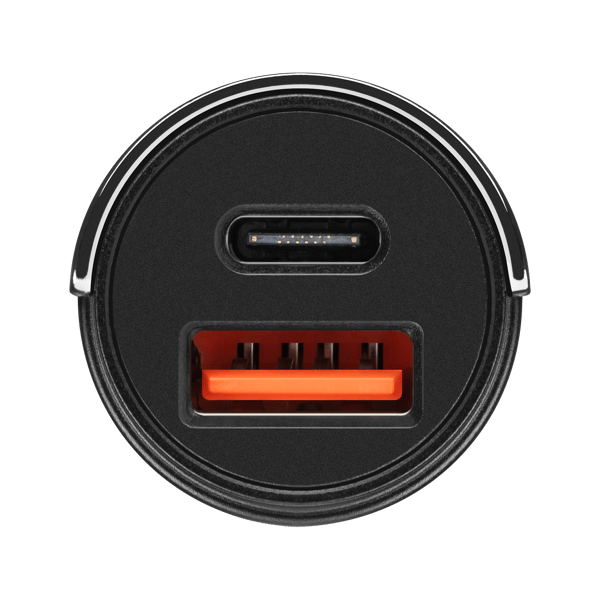 Hurtig billader 30W USB-C til lighterstik 12-24V QC PD