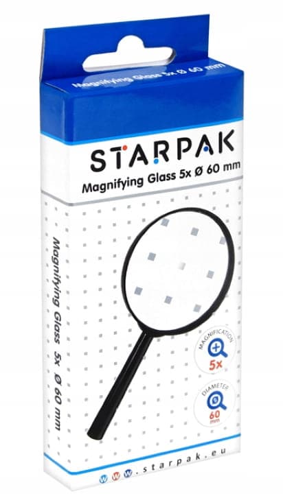 Læselup 6 cm forstørrelsesglas x5
