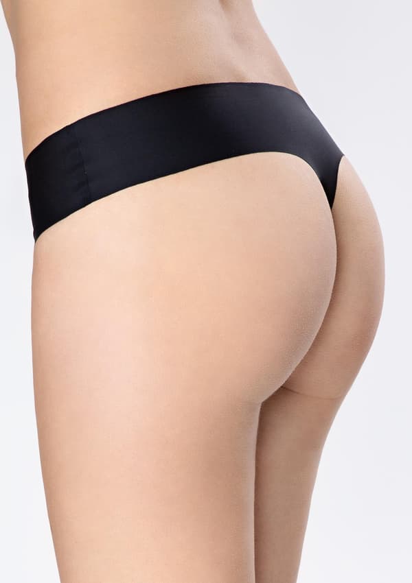 Saumattomat mustat stringit Salle Poupee Marilyn XL