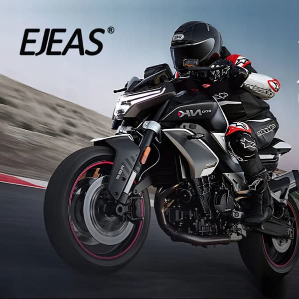 EJEAS X10 MESH 4.0 Motorcykel Intercom + Bluetooth + 5G rækkevidde 1,5 km