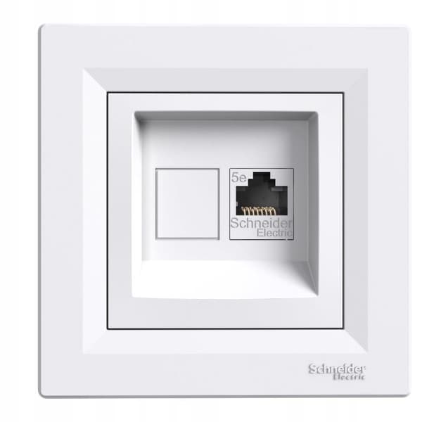 ASFORA HVID COMPUTERSTIKKANAL UAE 8 KAT.5E UTP FLAD EPH4300121