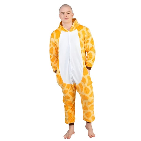 Kigurumi-pyjamas Giraff XL: 175-185 cm