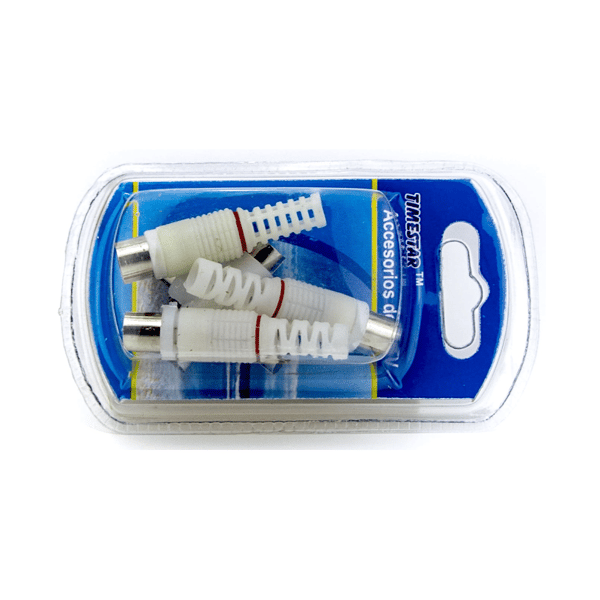 T-stik firevejsstik til antennekabel + 3 stik adapter