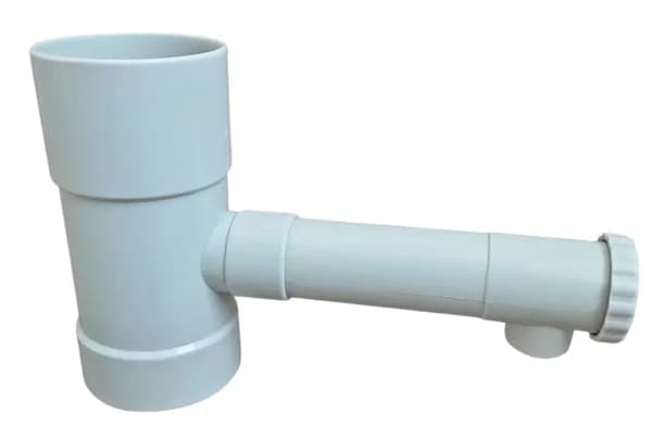 Regnvandssamler 100 mm hvid