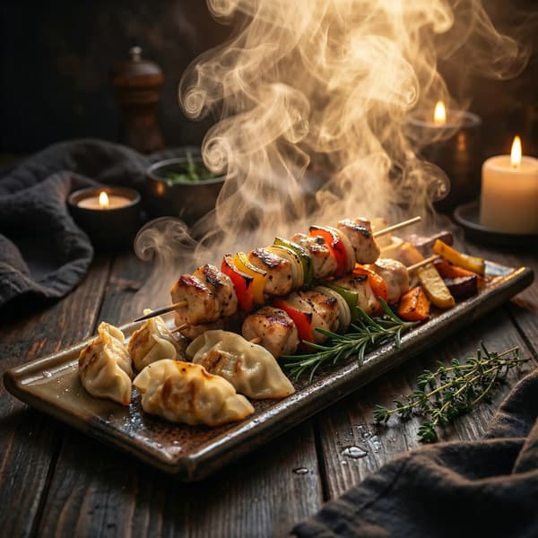 REKTANGULÄR KERAMISK TALLRIK FÖR SERVERING AV SUSHI BRUN 39×12 CM