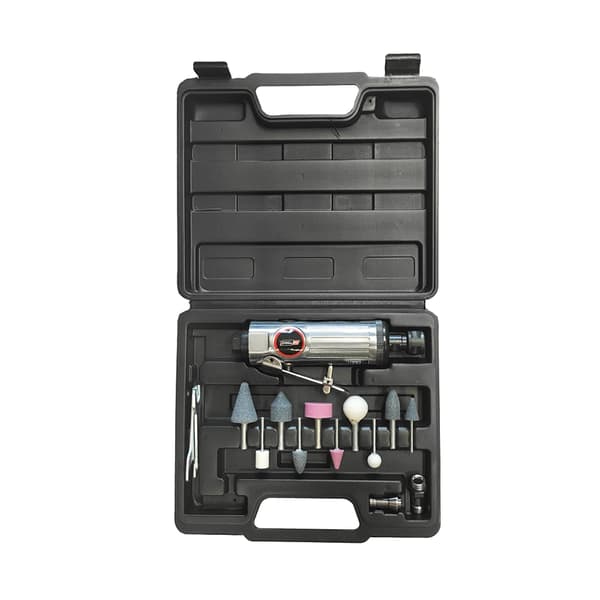 AWTOOLS PNEUMATISK LIGESLIBER + TILBEHØR