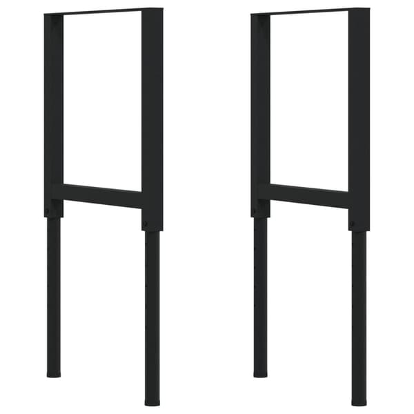 vidaXL arbejdsbord lysebrunt 100x60x(71,5-98) cm egetræ