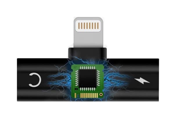 Adapter 2 i 1 för iPhone 2000