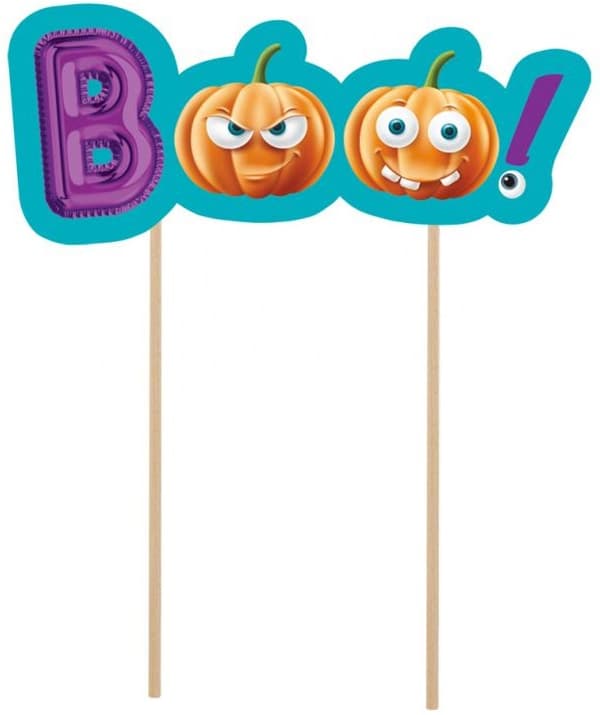 Buh! Halloween-tårtdekoration
