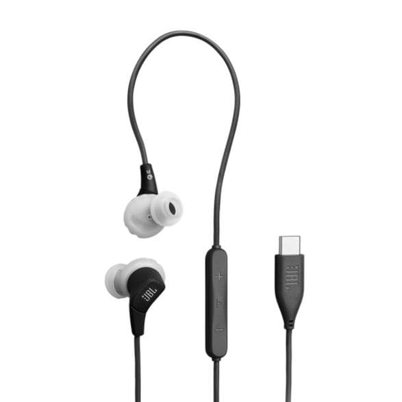 JBL Endurance Run 3 USB-C Kablede Hovedtelefoner Sort