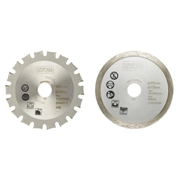 183934 RYOBI Yleissahateräsetti (2 kpl)
