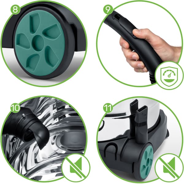 INDUSTRIDAMMSUGARE FÖR KAMIN ASKA 3600W