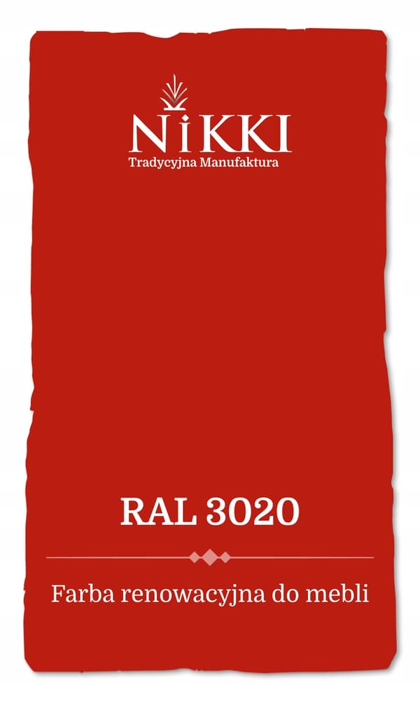 FÄRG FÖR KÖKSKÅPSFRONTAR RÖD RAL3020 MATT 1L