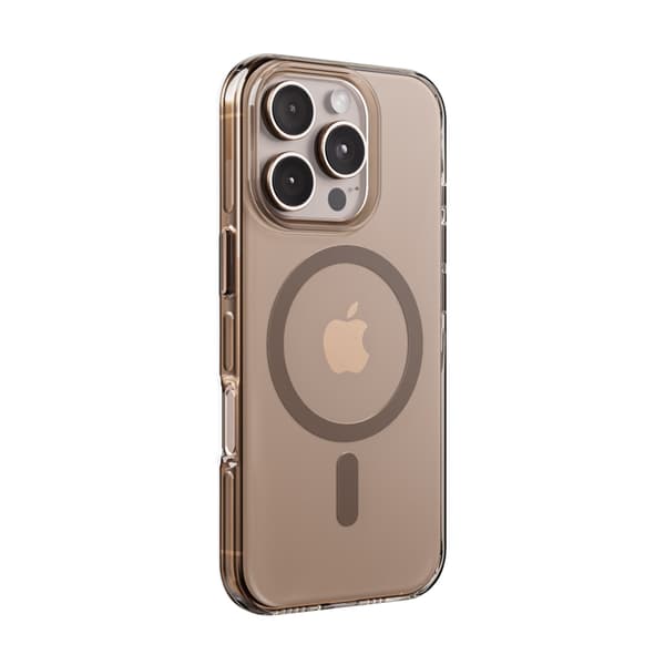 Crong Clear MAG Pro - iPhone 16 Pro Max MagSafe -kotelo (aavikko)