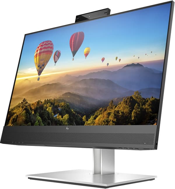 HP LED 23,8" E24M G4-skærm (40Z32AA), Full HD, sort