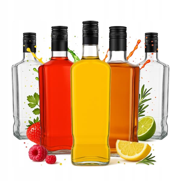 25 kpl JACK WALKER -pulloja 1000 ml + korkki Monsieur Whisky RUM -pulloille 1 l