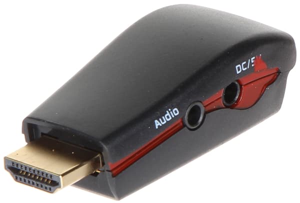 HDMI til HDMI/VGA+AU-ECO konverter