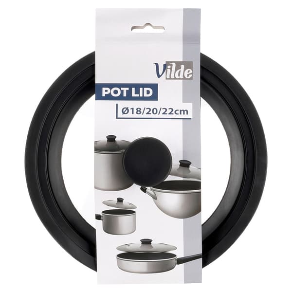 Universal silikone glaslåg 18/20/22 cm