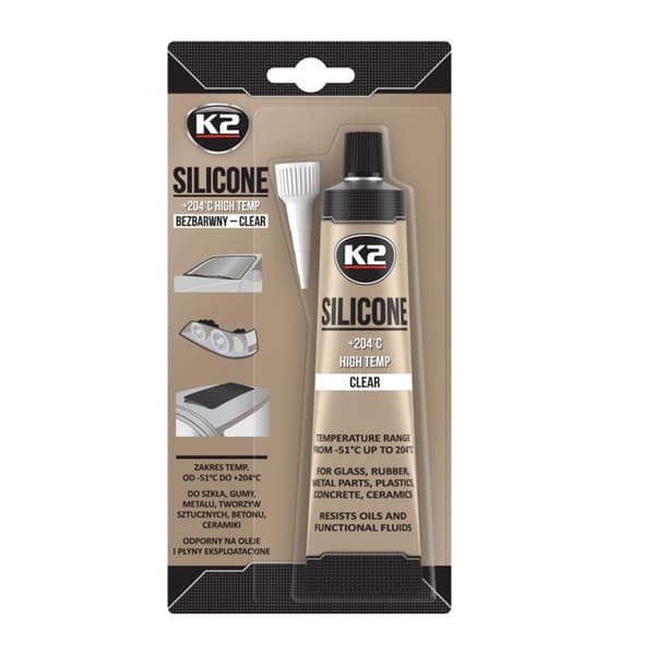 K2 B255 Silikon Farveløs 85g