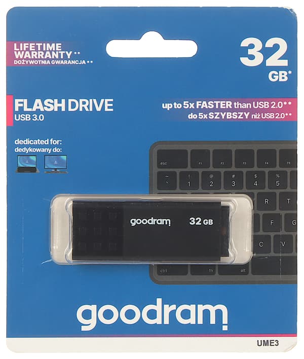 PENDRIVE FD-32/UME3-GOODRAM 32 GB USB 3.0 (3.1 Gen 1)