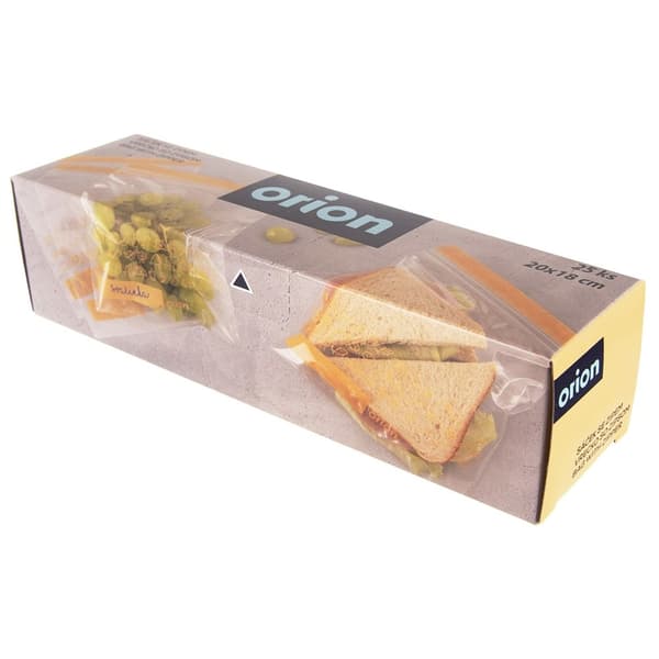 ziplock-påsar för mat 20x18 cm 25 st