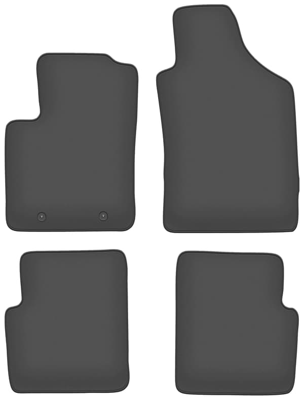 Premium bilmåtter til: Fiat 500 cabrio, hatchback (2007-2013)