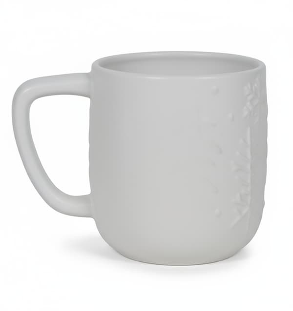 300 ML VINTERJULDEKOMUGG, BEIGE FÖR VARMA DRYCKER, DISKMASKINSÄKER