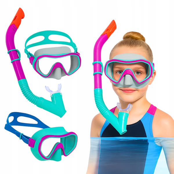 Bestway snorkelset med mask och snorkel för simning