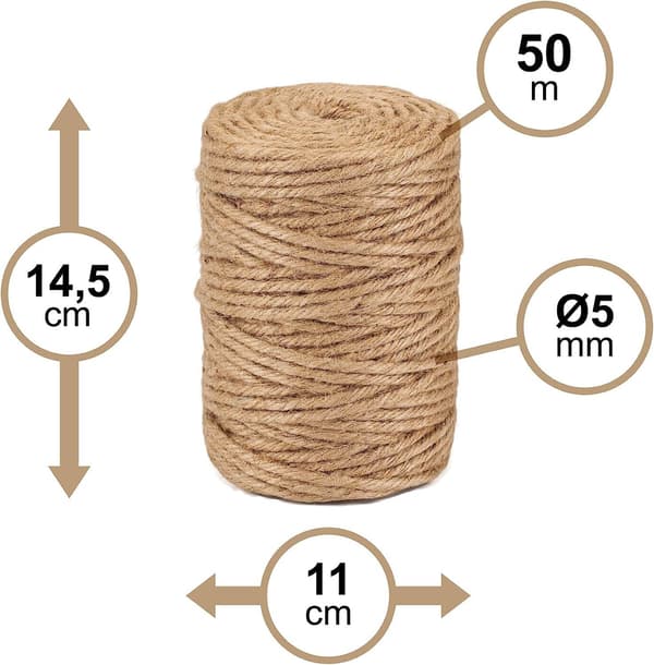 Jutesnor 5mm/50m MINOS