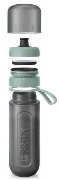 BRITA Active 0.6 l Suodatinpullo Pastellinen vihreä + 2 MicroDisc-suodatinta