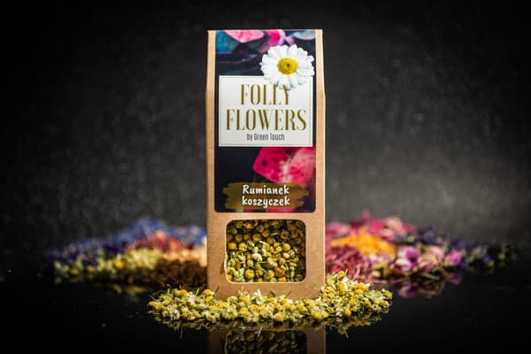 Spiselige tørrede kamilleblomster 20g