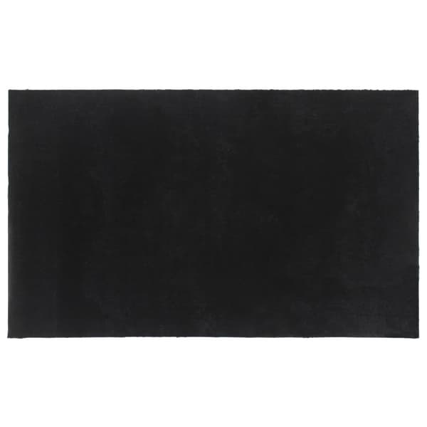 vidaXL dørmåtte, sort, 90x150 cm, kokosfiber, tuftet