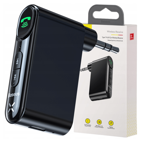 Baseus Qiyin Bluetooth 5.0 AUX-vastaanotin