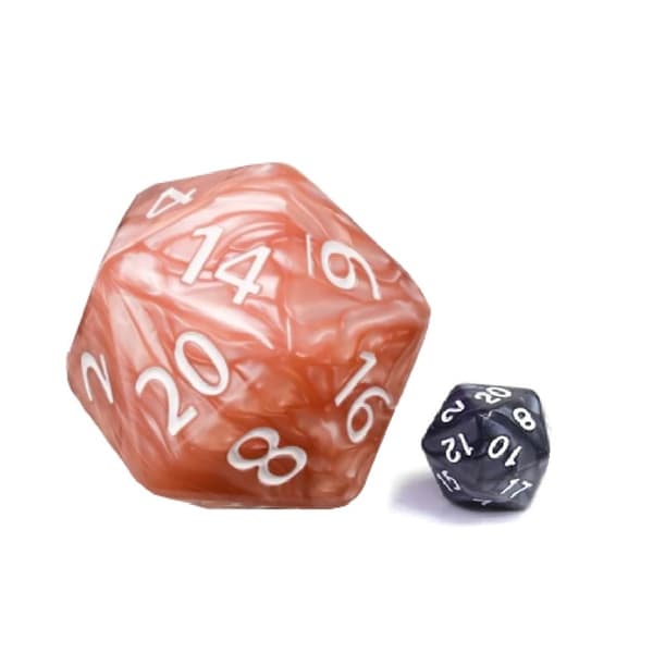 RPG-tärningar Sphere of Judgments Jättetärningar D20 5,5 cm