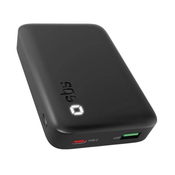 Powerbank SBS High Density 10000mAh 20W Sort