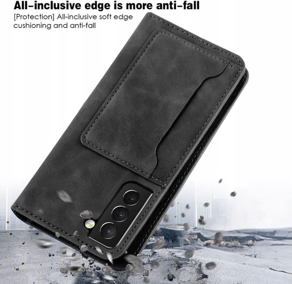 QHOHQ cover til Samsung Galaxy S21 FE sort