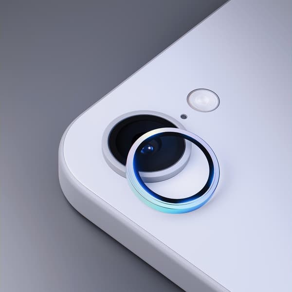 Apple iPhone SE4/16E - 3mk Linsebeskyttelse Pro Regnbue