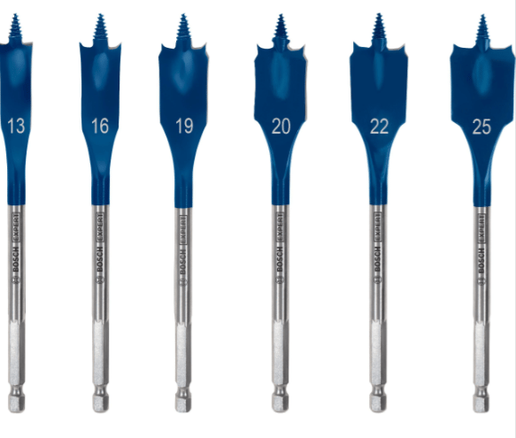 BOSCH AKSELBOR - SÆT MED 6 SELFCUT EXPERT