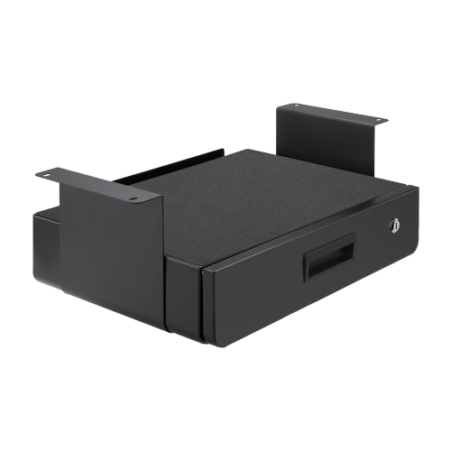 BIKETEC METALLÅDA MED LÅS OCH EXTRA UTRYMME UNDER BORDSKIVAN