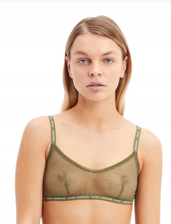 CALVIN KLEIN DAMMESH-BH MED LOGOTYP KHAKI M 2A2E6_C* M 2_2 TI