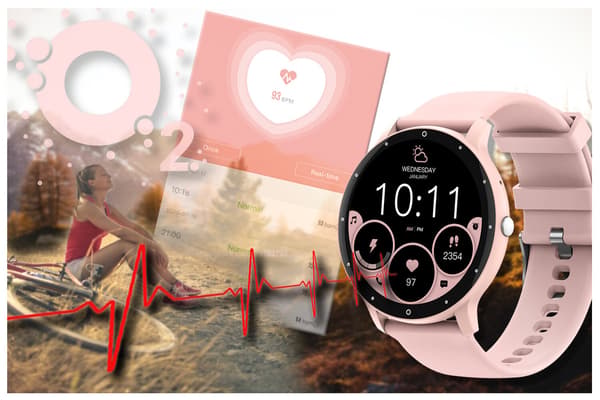 SMARTKLOCKA UNISEX GRAVITY GT1-5 PRO - BLUETOOTH-SAMTAL, EXTRA ARMBAND (sg027e)