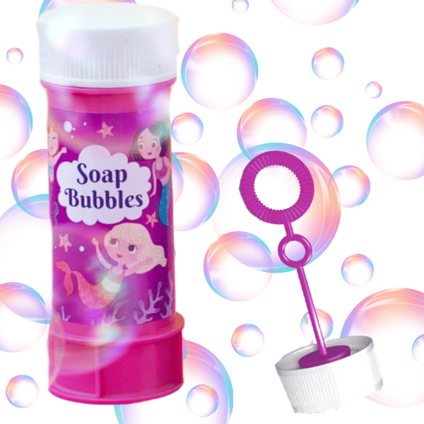 Sjöjungfrusåpbubblor magisk vätska bubbelmaker set 60 ml