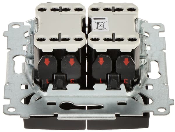 Dobbeltkrydsafbryder DW7/2.01/X/49-SIMON54 250V 10A