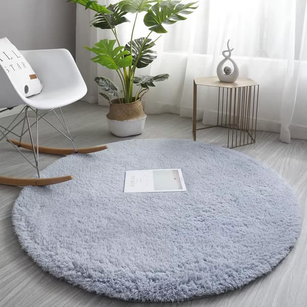 Alpaca Strado pyöreä matto 200x200 - AlpaSilver