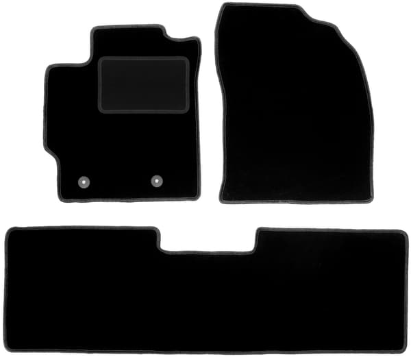 Velour gulvmåtter sæt til: Toyota Corolla E16 sedan, hatchback (2013-2019)